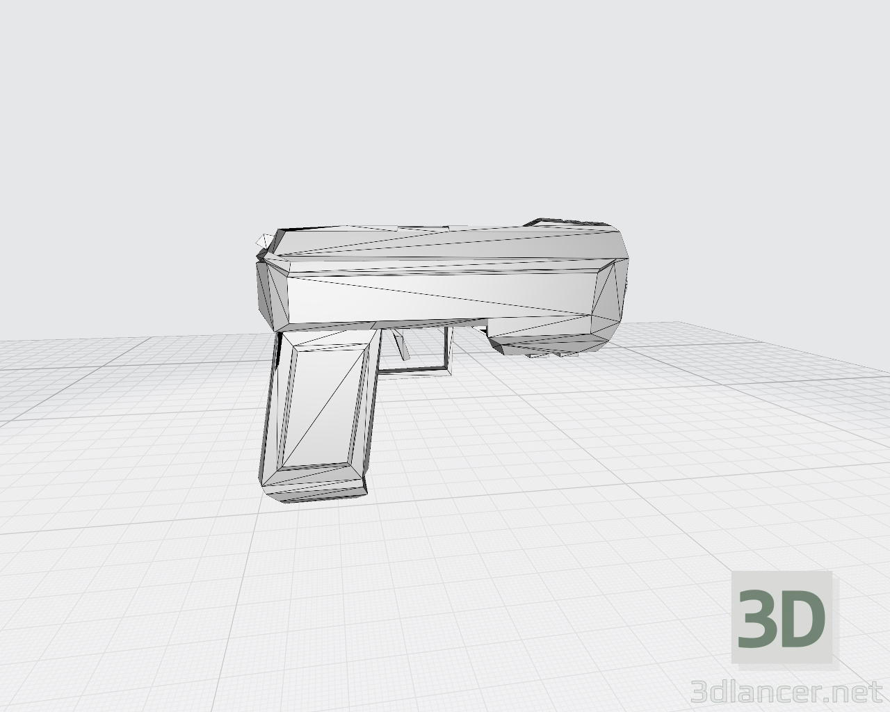 3d Blaster model buy - render