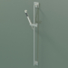 modèle 3D Barre de douche avec flexible de douche, toboggan et douchette (26402980-08) - preview