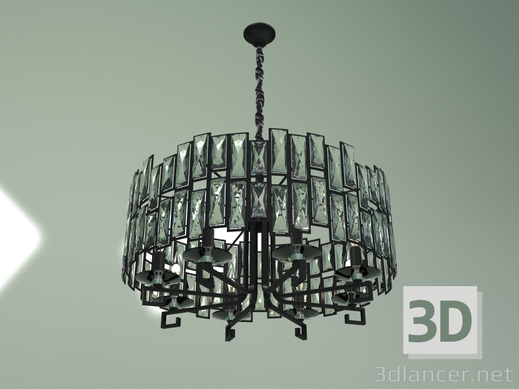 3d model Hanging chandelier 275-8 (Strotskis) - preview