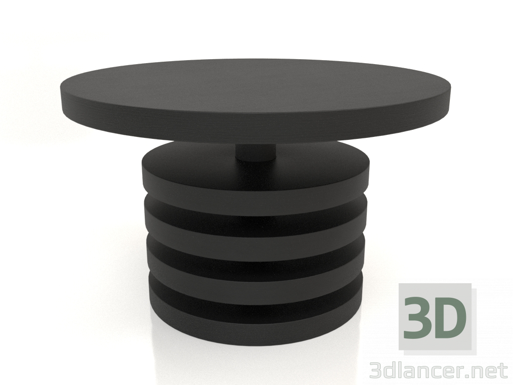 3 डी मॉडल कॉफी टेबल जेटी 04 (डी = 800x500, लकड़ी का काला) - पूर्वावलोकन