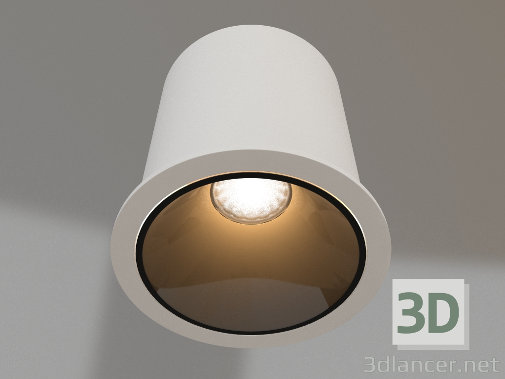 3D Modell Lampe MS-ATLAS-BUILT-R90-25W Day4000 (WH-BK, 30 Grad, 230V) - Vorschau