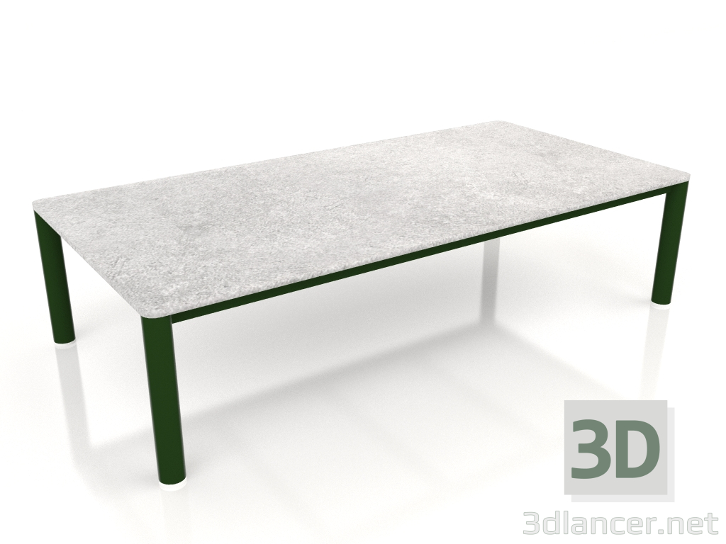 modello 3D Tavolino 70×140 (Verde bottiglia, DEKTON Kreta) - anteprima