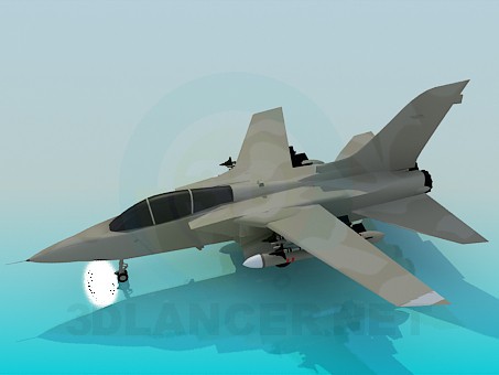 3d модель Военный самолет – превью 3d модель Военный самолет – превью