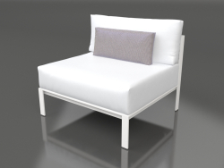 Sofa module, section 3 (White)