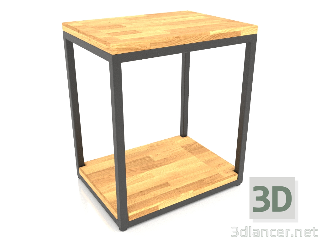 3D Modell Zweistufige Sitzbank (HOLZBODEN, 40x30x44) - Vorschau