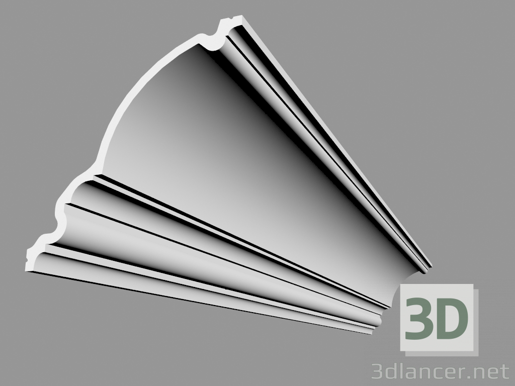 modèle 3D Corniche C836 (Xterio) (200 x 27,1 x 26,6 cm) - preview