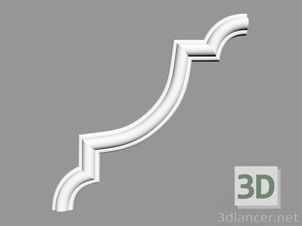 3D modeli Açı (TU14) - önizleme