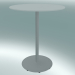 3d model Table BON (9380-01 (⌀ 60cm), H 74cm, HPL white, cast iron white) - preview