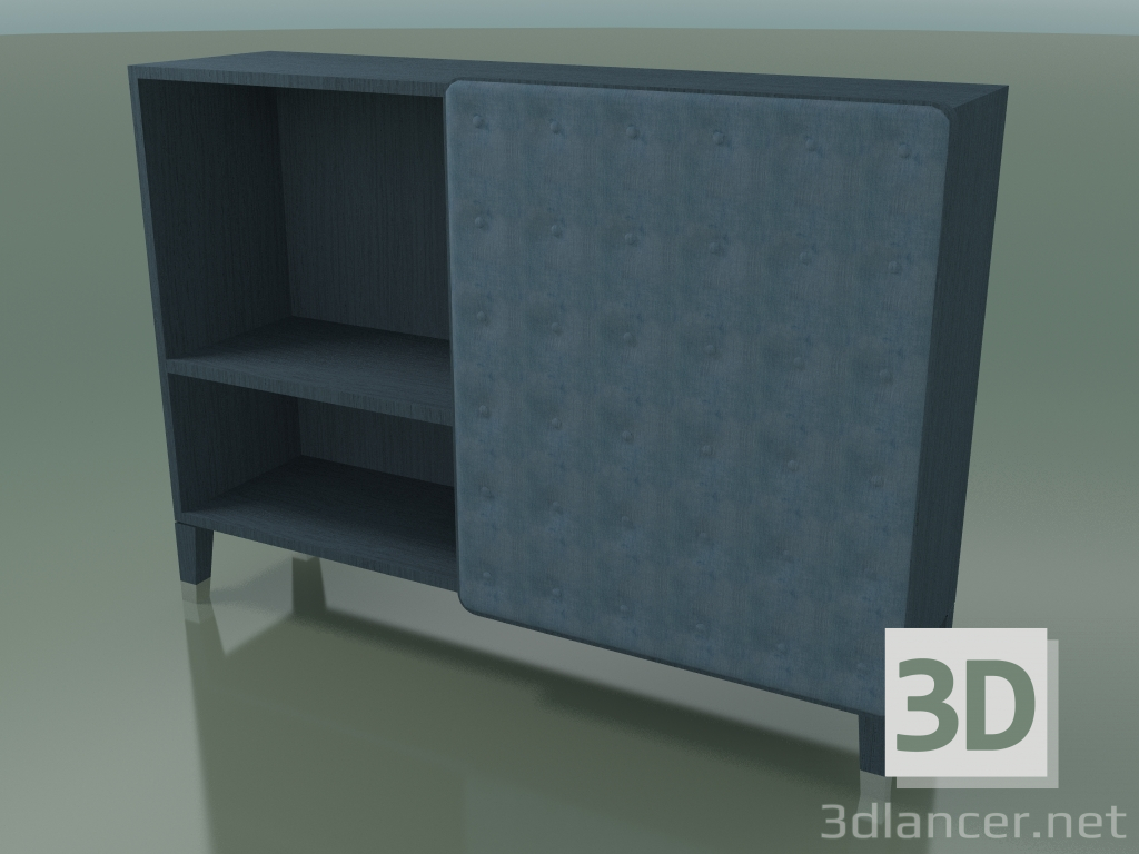 3D Modell Schließfach (67, blau) - Vorschau