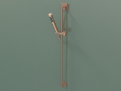 Barre de douche avec flexible de douche, toboggan et douchette (26402980-49)
