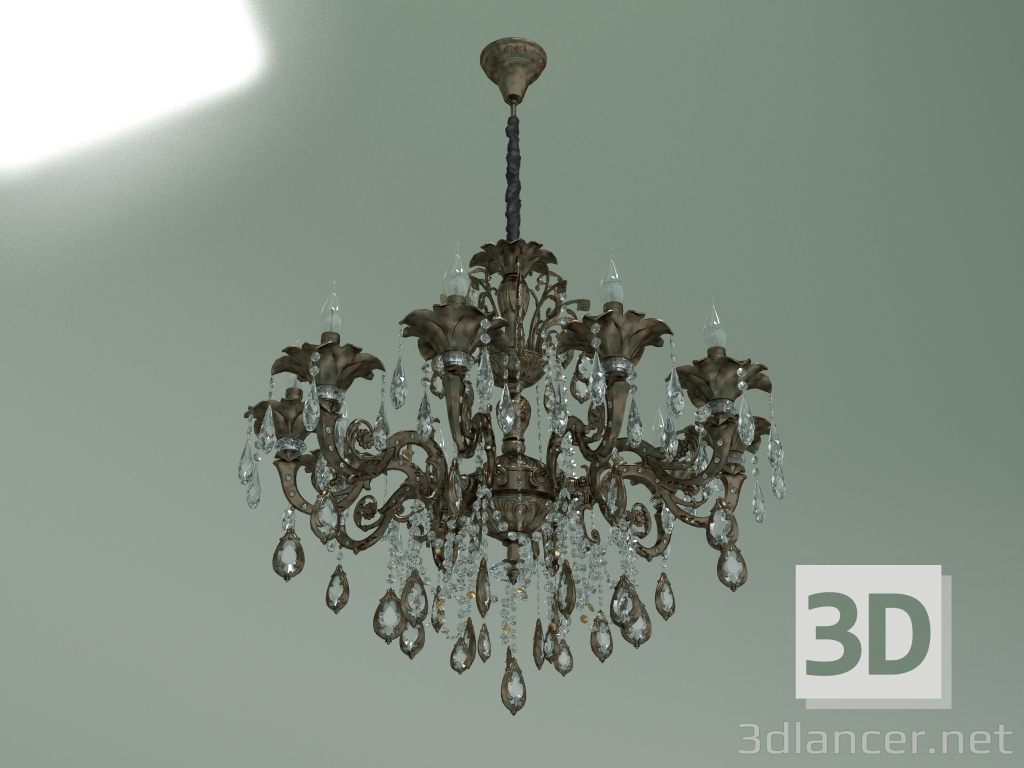 3d model Hanging chandelier 271-10 (Strotskis) - preview