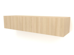 Hanging shelf ST 06 (1 door, 1200x315x250, wood white)