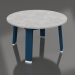 Modelo 3d Mesa lateral redonda (azul cinza, DEKTON) - preview