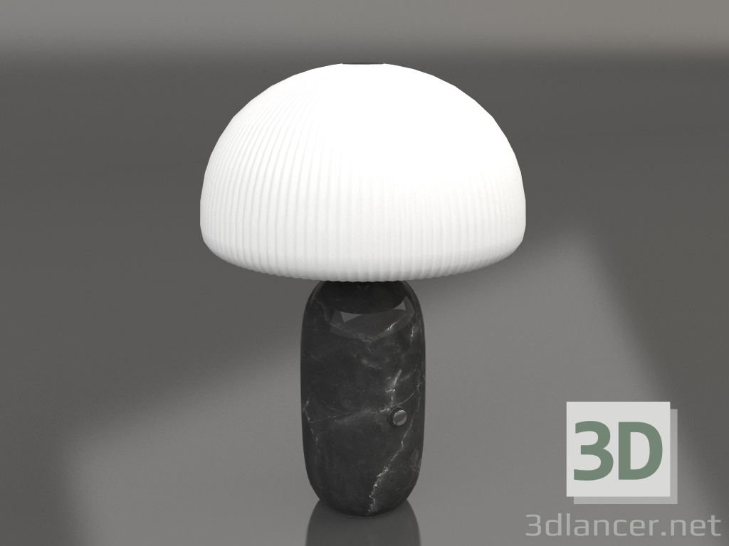 3D modeli Masa lambası Heykel büyük VIPP592 (Gri Pietra mermeri) - önizleme