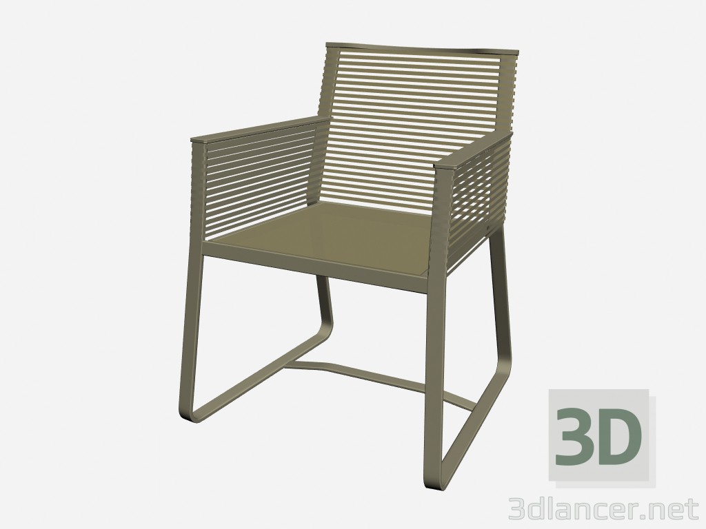 3D Modell Mittagessen-Stuhl - Vorschau