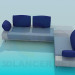 3D Modell Sofa - Vorschau