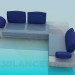 3D Modell Sofa - Vorschau