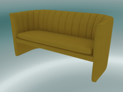 Preguiçoso dobro do sofá (SC25, H 75cm, 150x65cm, veludo 6 Dandelion)