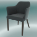 3d model Media silla Bradley (gris oscuro) - vista previa