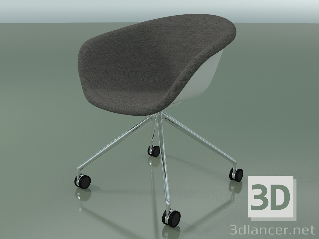 Modelo 3d Cadeira 4217 (4 rodízios, com acabamento frontal, PP0001) - preview