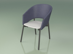 Комфортное кресло 022 (Metal Smoke, Blue, Polyurethane Resin Grey)