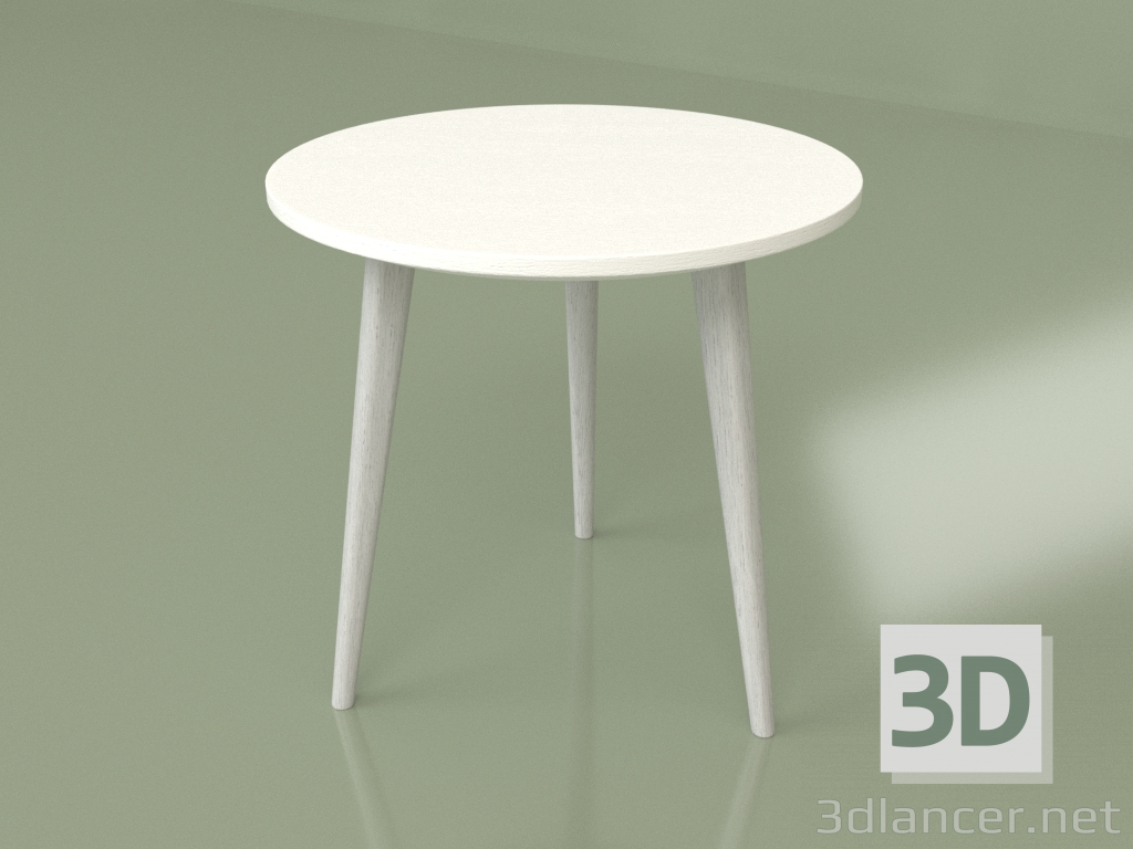 3d model Coffee table Polo mini (legs White) - preview
