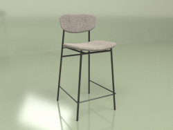 Semi-bar chair Madrid (grey)