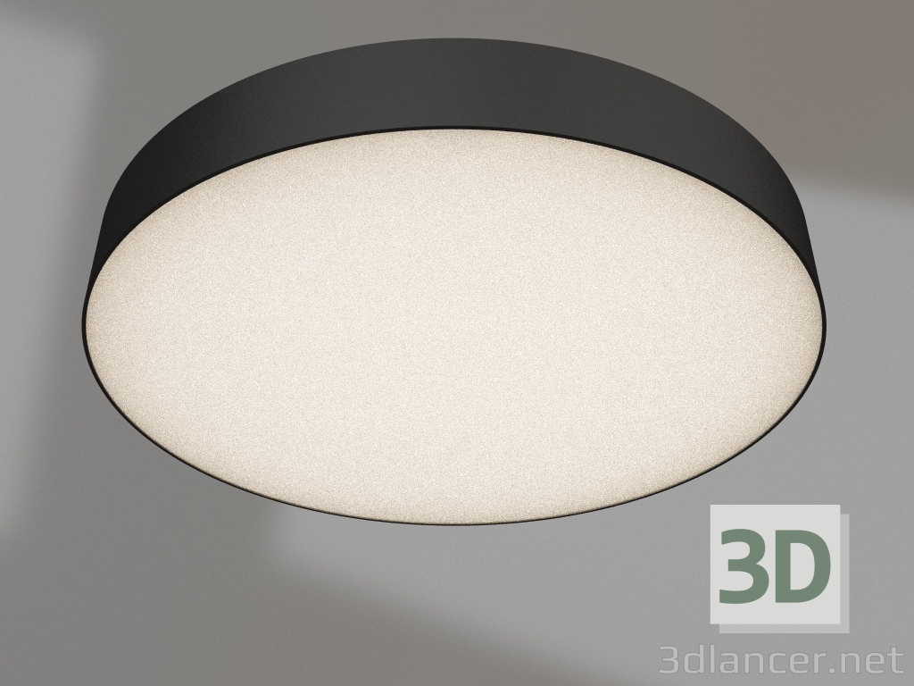 modello 3D Lampada SP-RONDO-R500-60W Warm3000 (BK, 120 gradi, 230V) - anteprima