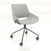 3d model Swivel chair with wheels - preview