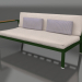 modello 3D Modulo divano, sezione 1 sinistra (Verde bottiglia) - anteprima