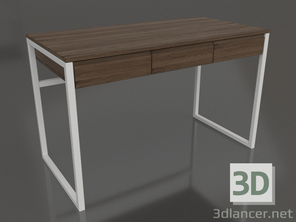 3d model Writing desk 1200x600 mm (lightened ash walnut) - preview