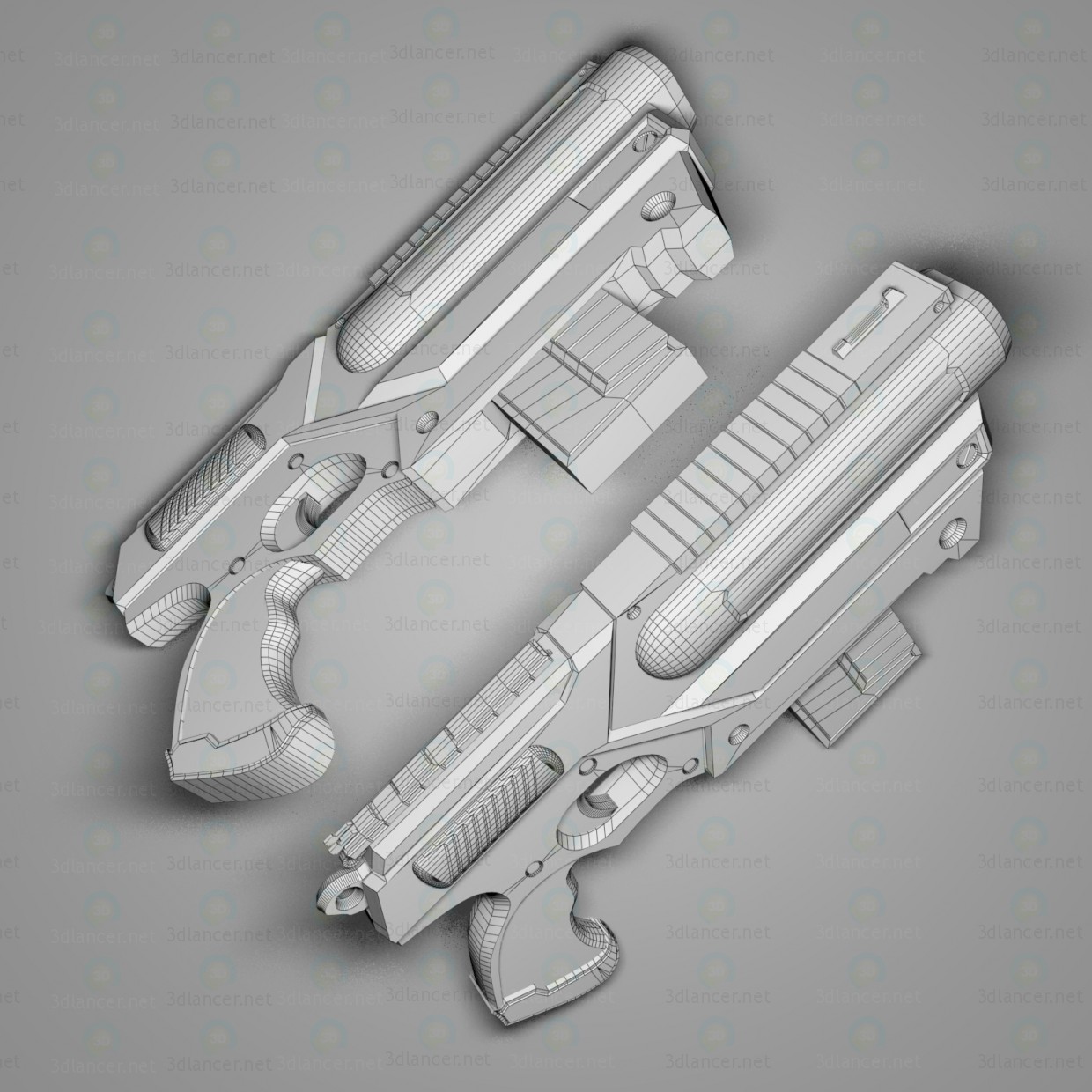 Arma pesada "Caimán" 3D modelo Compro - render Arma pesada "Caimán" 3D modelo Compro - render