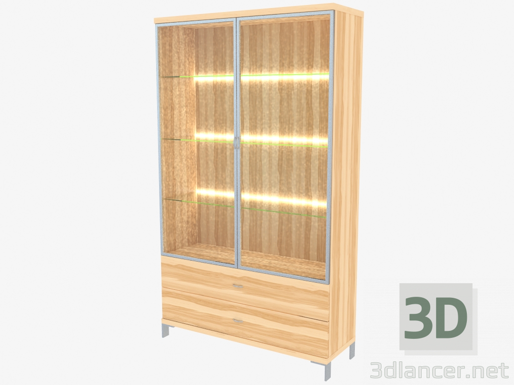 modèle 3D L'élément du mur de meubles (150-63-1) - preview