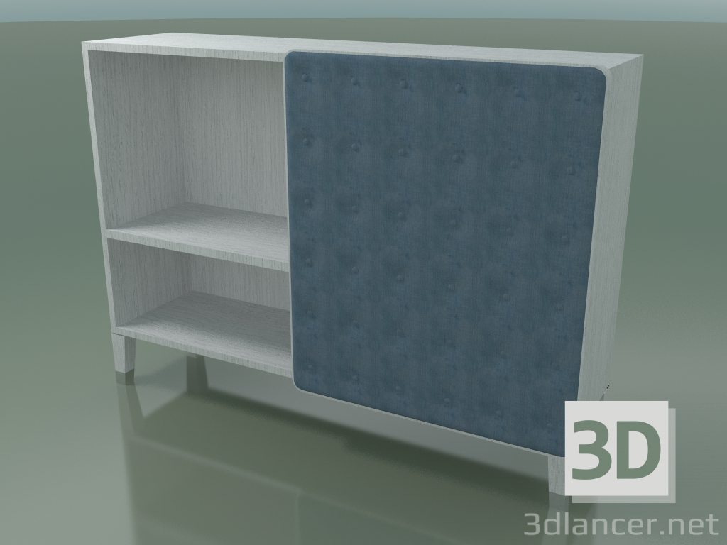 3D modeli Soyunma dolabı (67, Beyaz) - önizleme
