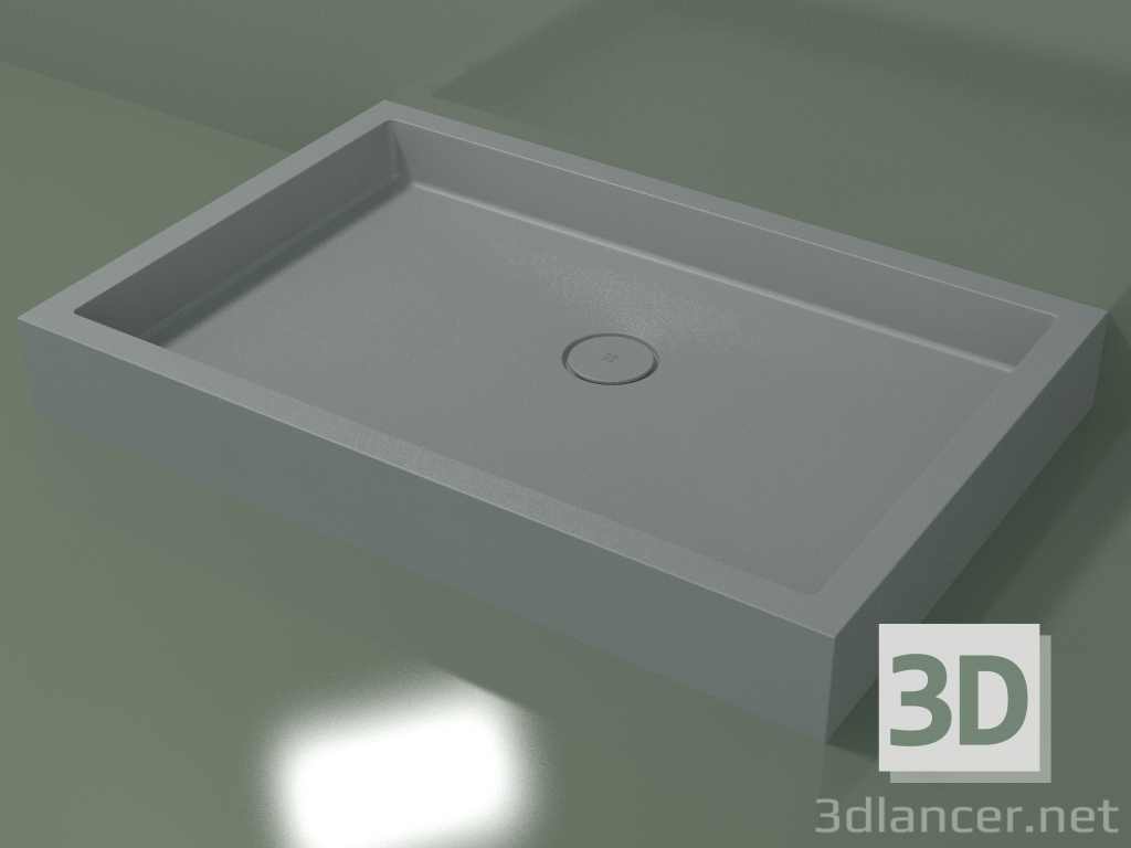 3D modeli Duş teknesi Alto (30UA0121, Gümüş Gri C35, 120x80 cm) - önizleme