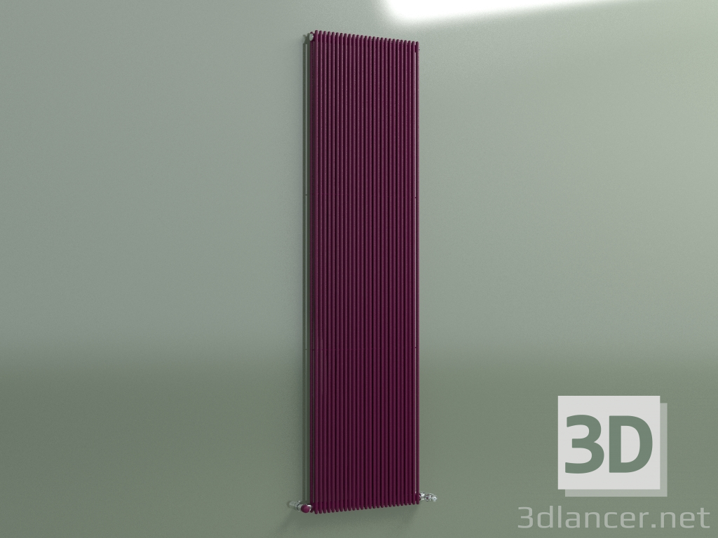 3D modeli Radyatör dikey ARPA 22 (1820 26EL, Purple trafic) - önizleme