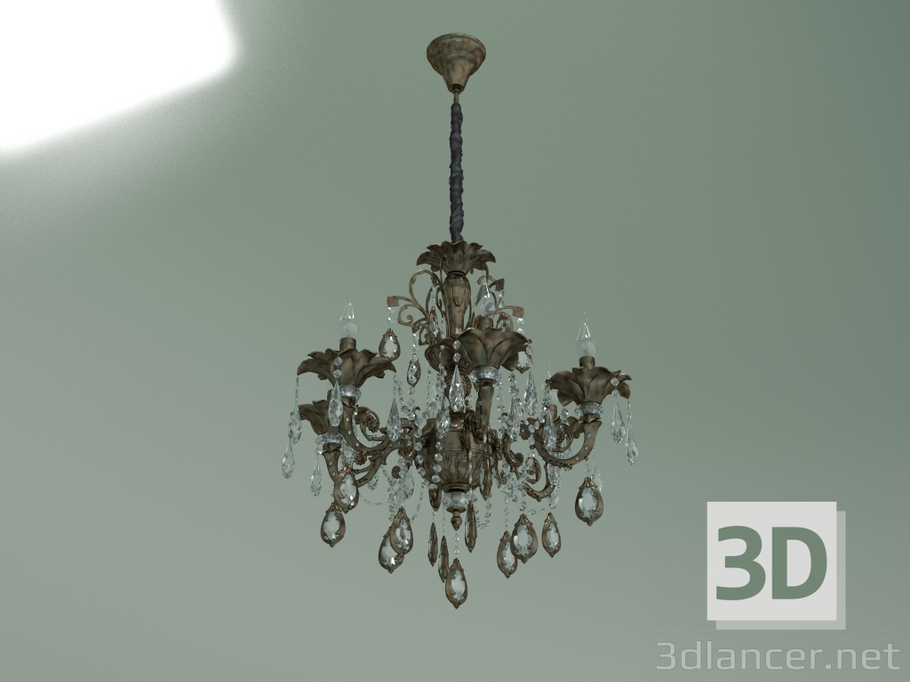 3d model Hanging chandelier 271-6 (Strotskis) - preview
