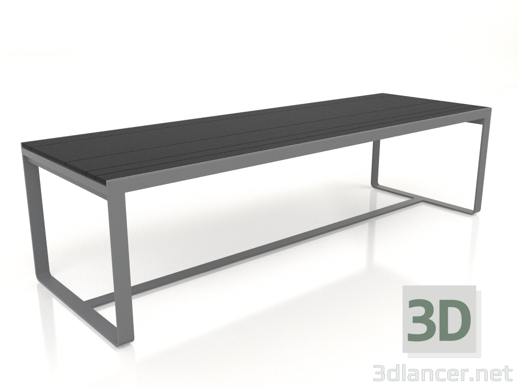 modello 3D Tavolo da pranzo 270 (DEKTON Domoos, Antracite) - anteprima