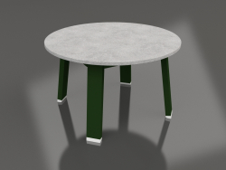 Круглый боковой стол (Bottle green, DEKTON)