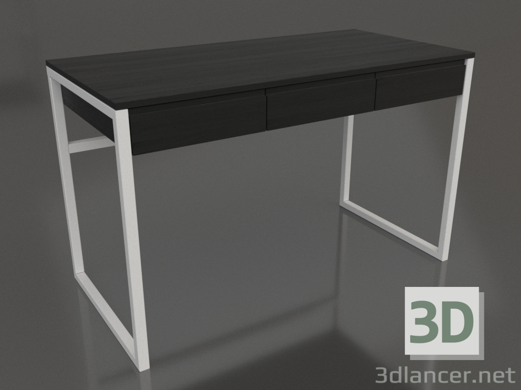 3d model Escritorio 1200x600 mm (negro RAL 9005) - vista previa