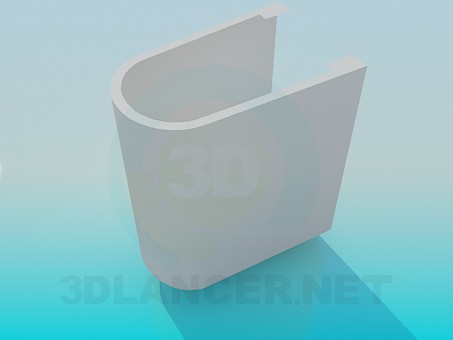 modelo 3D Pies en el bidé - escuchar modelo 3D Pies en el bidé - escuchar
