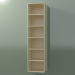 3d model Wall tall cabinet (8DUBED01, Bone C39, L 36, P 36, H 144 cm) - preview
