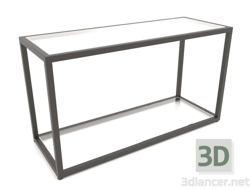 3D Modell Zweistufige Sitzbank (GLAS, 80x30x44) - Vorschau