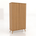 modello 3D Mobile 4 1000x450x1800 mm (rovere naturale) - anteprima