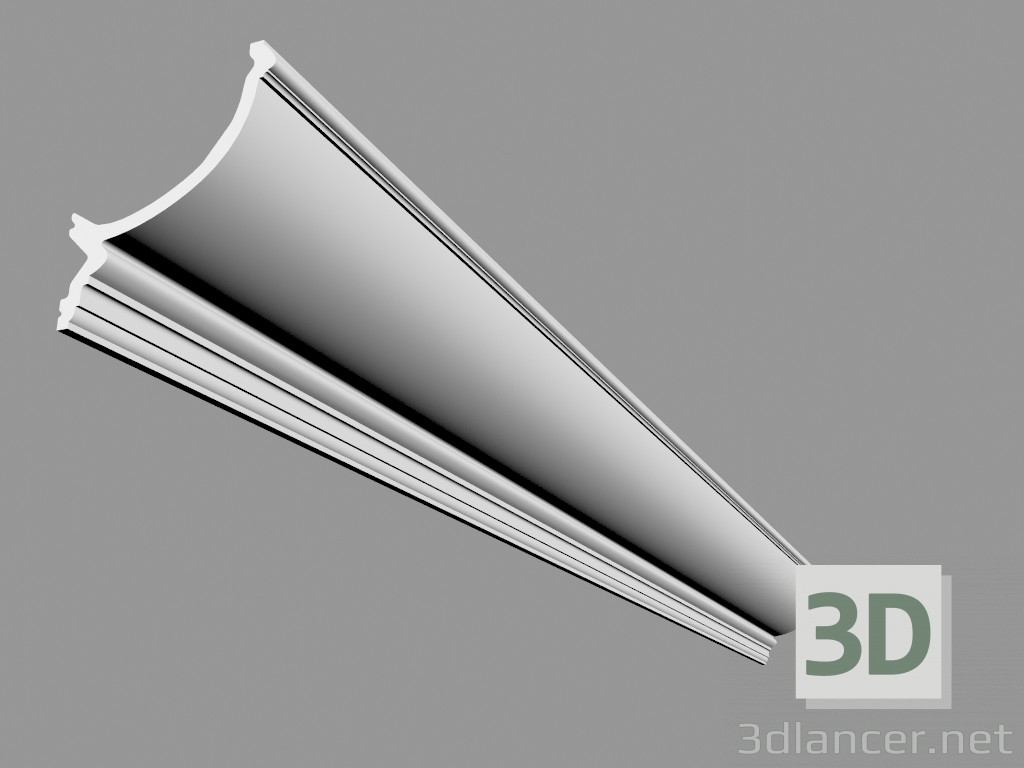 modèle 3D Corniche (et pour éclairage dissimulé) C900 (200 x 17,1 x 14,6 cm) - preview