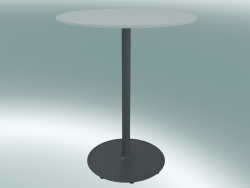 टेबल बॉन (9380-01 (cm 60 सेमी), एच 74 सेमी, एचपीएल सफेद, कच्चा लोहा ग्रे एल्यूमीनियम)