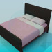 3d model Double bed - preview