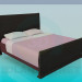 3d model Double bed - preview