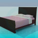 3d model Double bed - preview