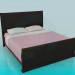 3d model Double bed - preview